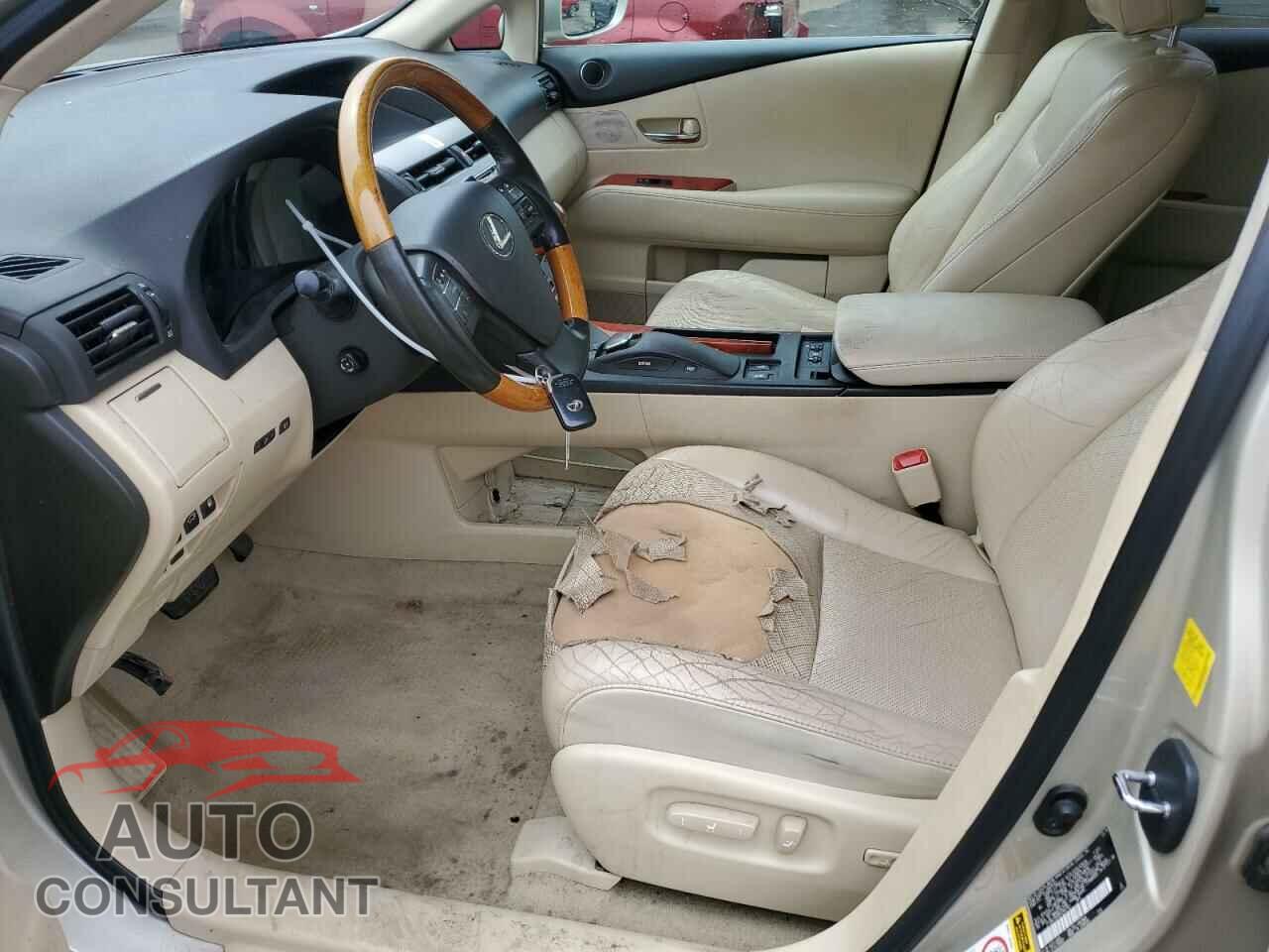 LEXUS RX350 2011 - 2T2BK1BAXBC086162