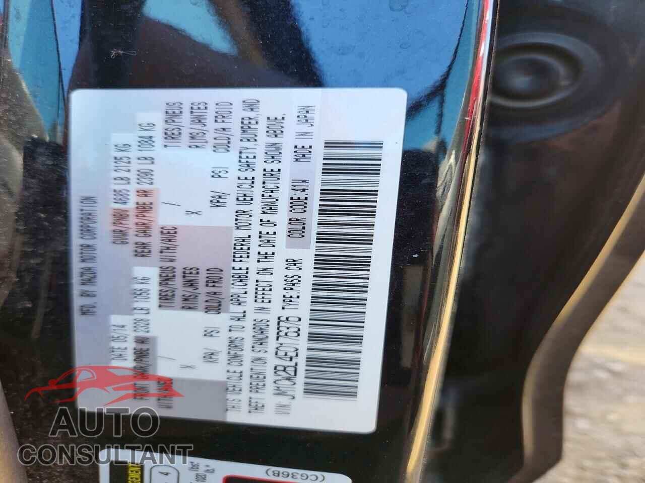 MAZDA 5 2014 - JM1CW2BL4E0176376