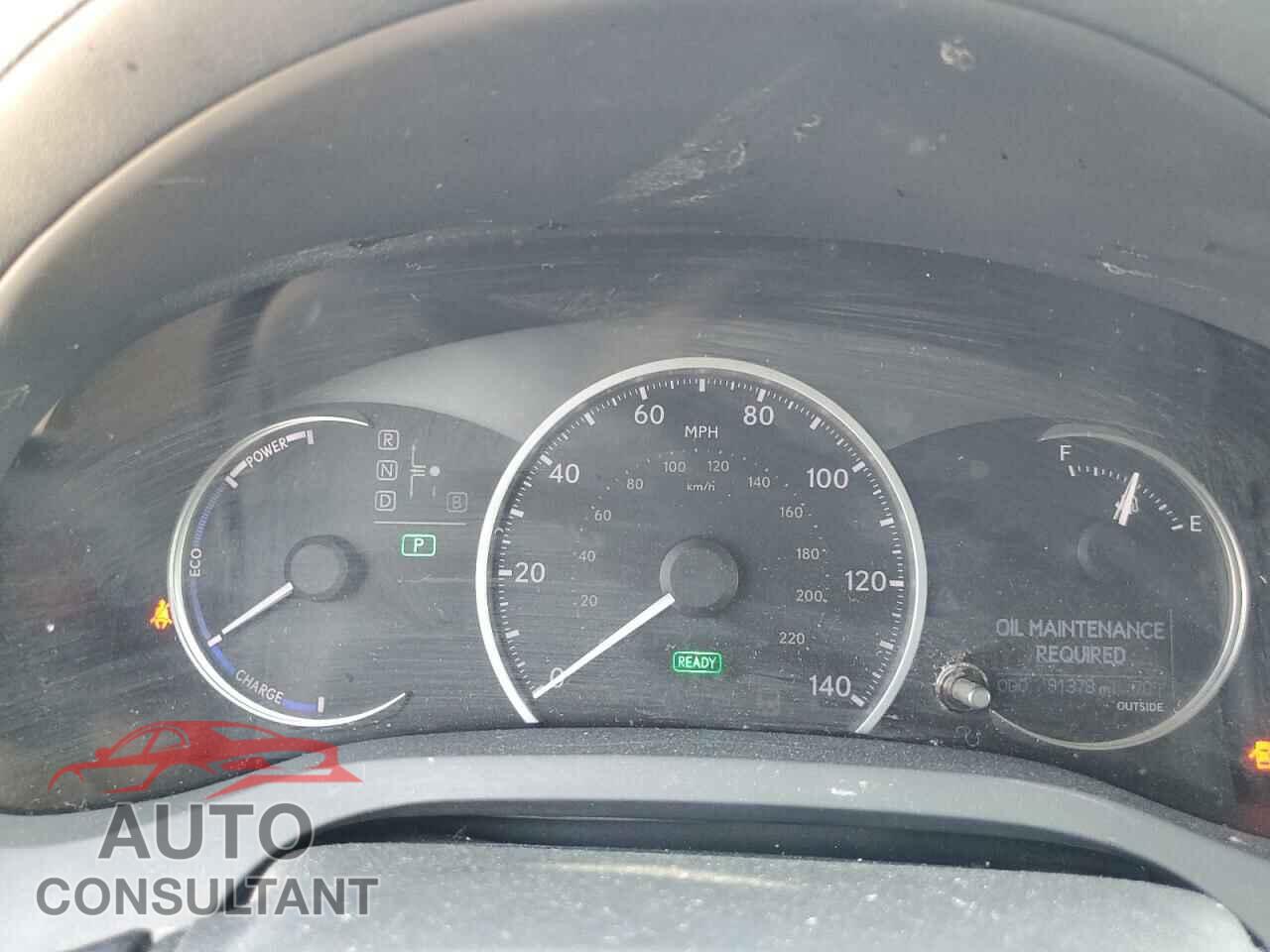 LEXUS CT 200 2012 - JTHKD5BH3C2112182