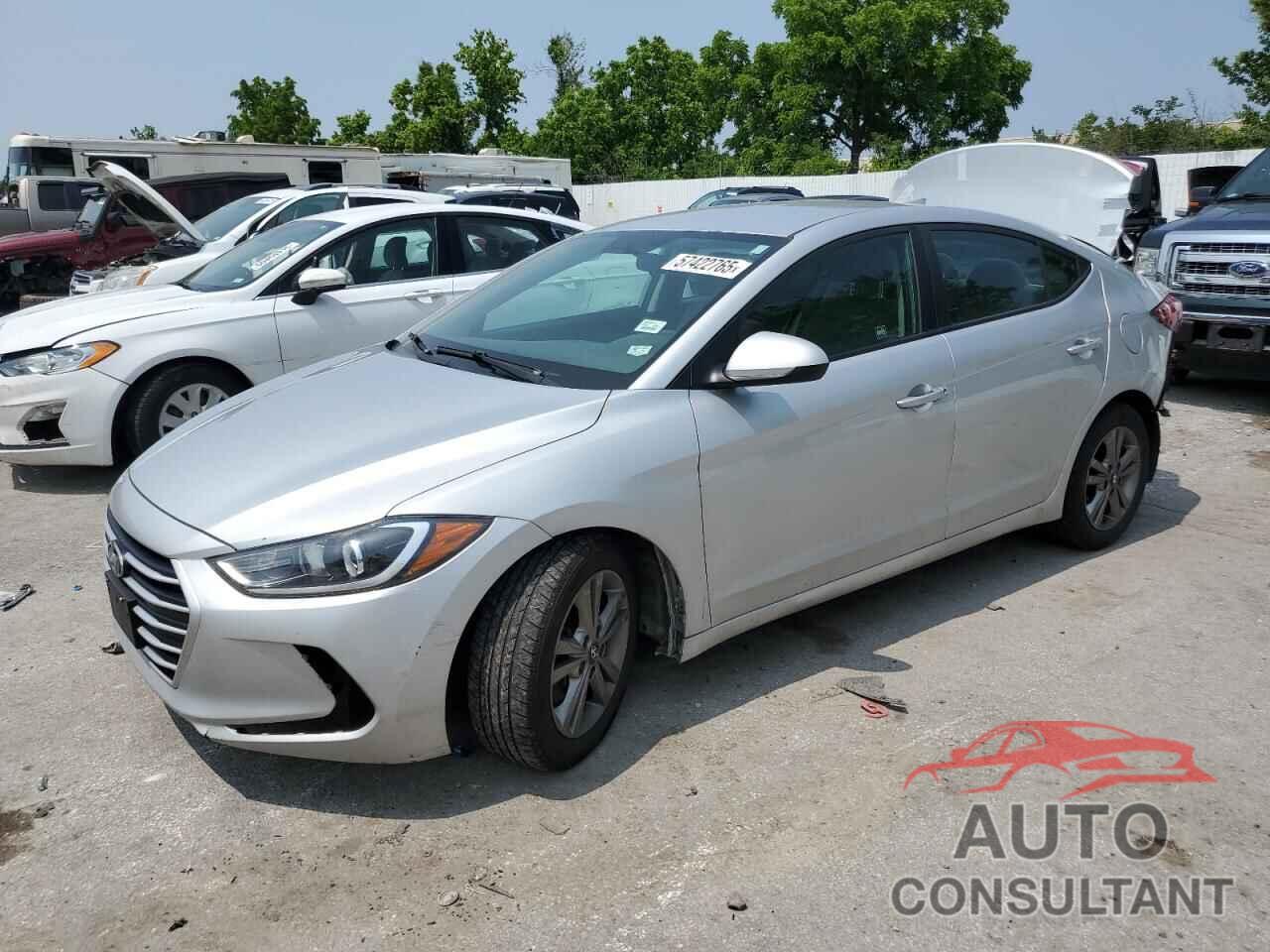 HYUNDAI ELANTRA 2018 - 5NPD84LFXJH222616