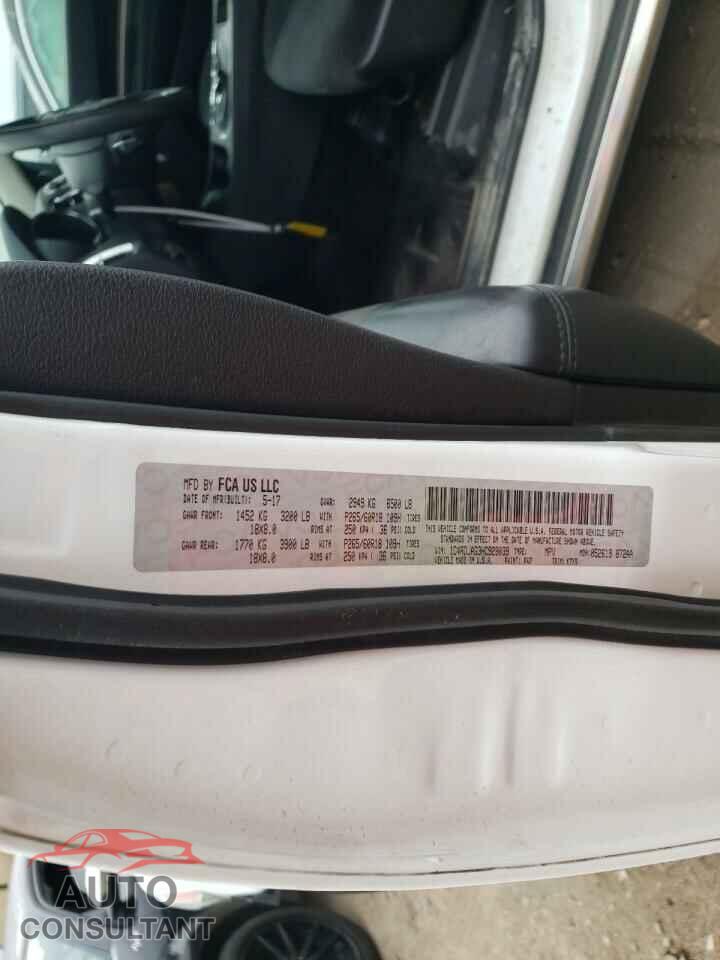 DODGE DURANGO 2017 - 1C4RDJAG3HC929039