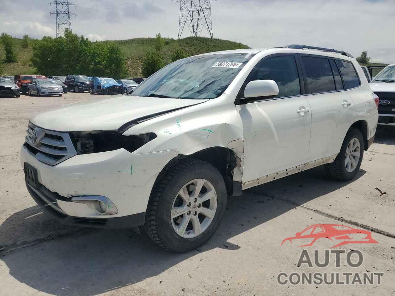 TOYOTA HIGHLANDER 2013 - 5TDBK3EH6DS265530