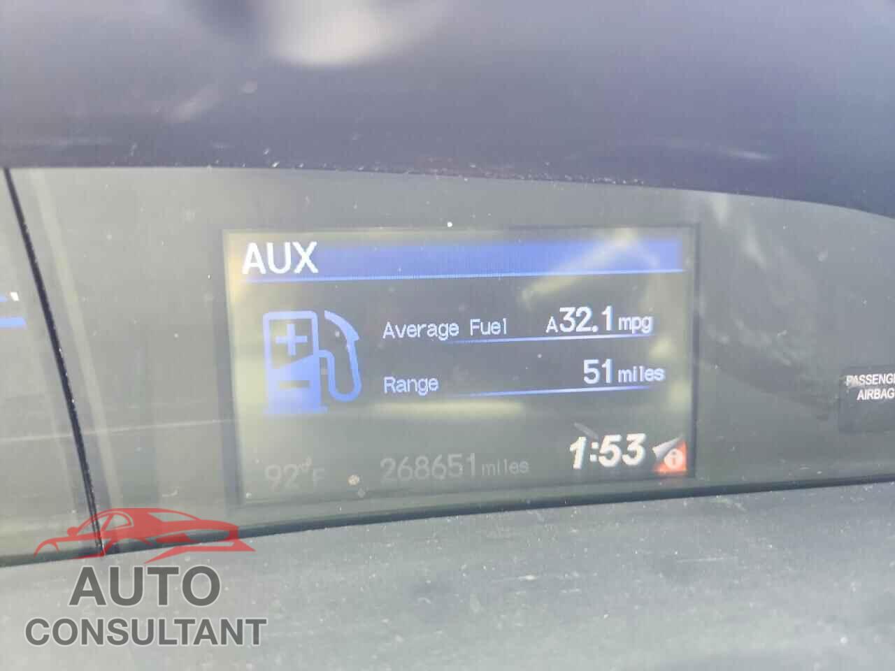 HONDA CIVIC 2013 - 19XFB2F94DE070605