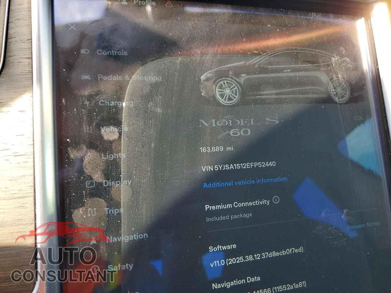 TESLA MODEL S 2014 - 5YJSA1S12EFP52440