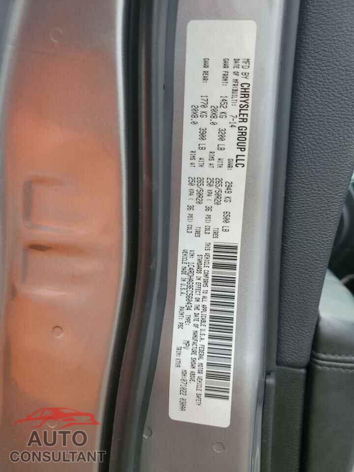 DODGE DURANGO 2014 - 1C4RDHAG9EC560434