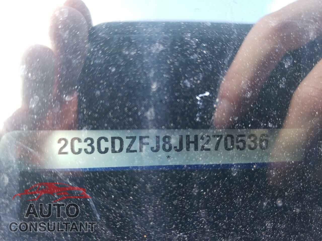 DODGE CHALLENGER 2018 - 2C3CDZFJ8JH270536