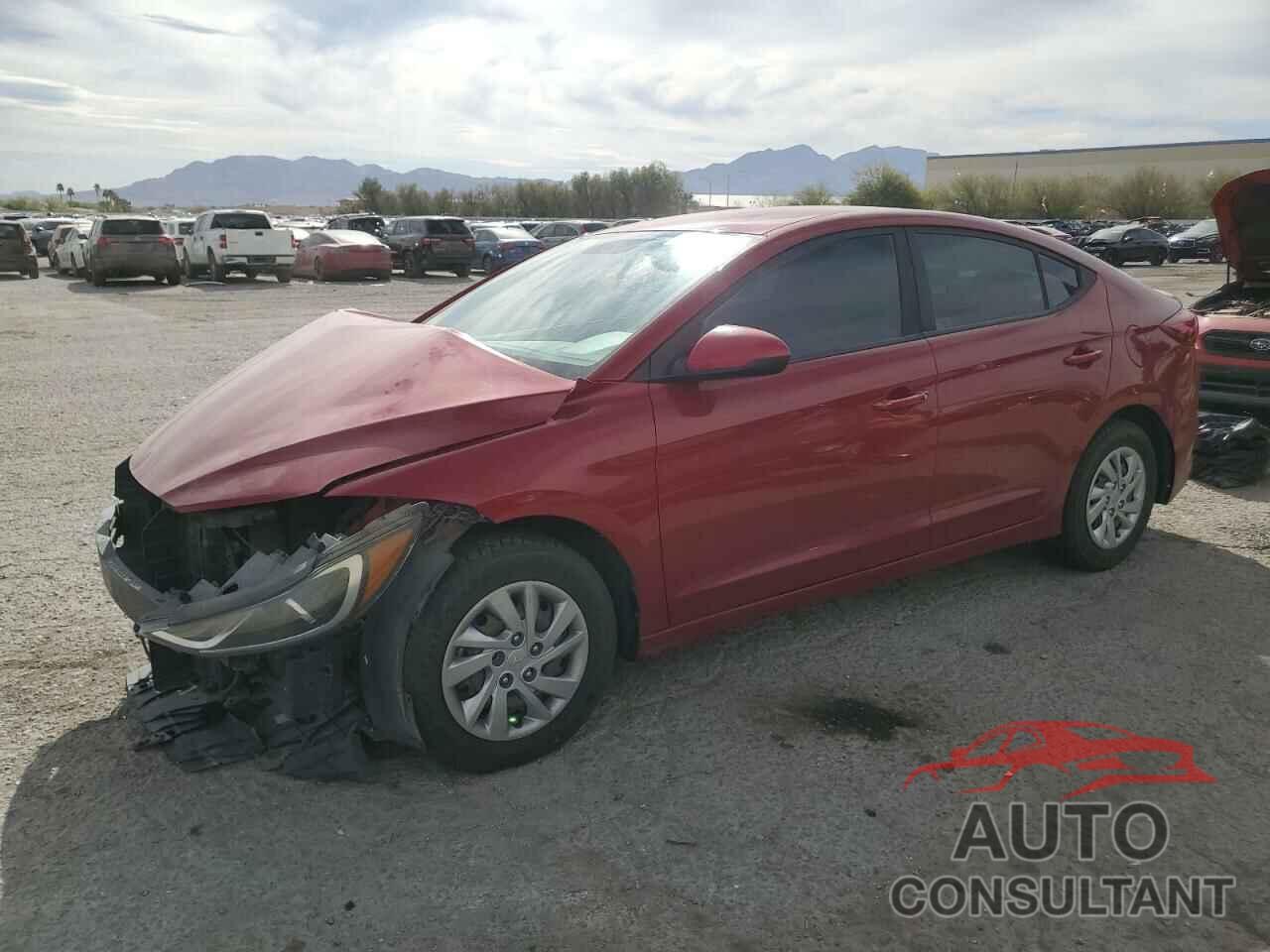 HYUNDAI ELANTRA 2017 - KMHD74LF6HU093272