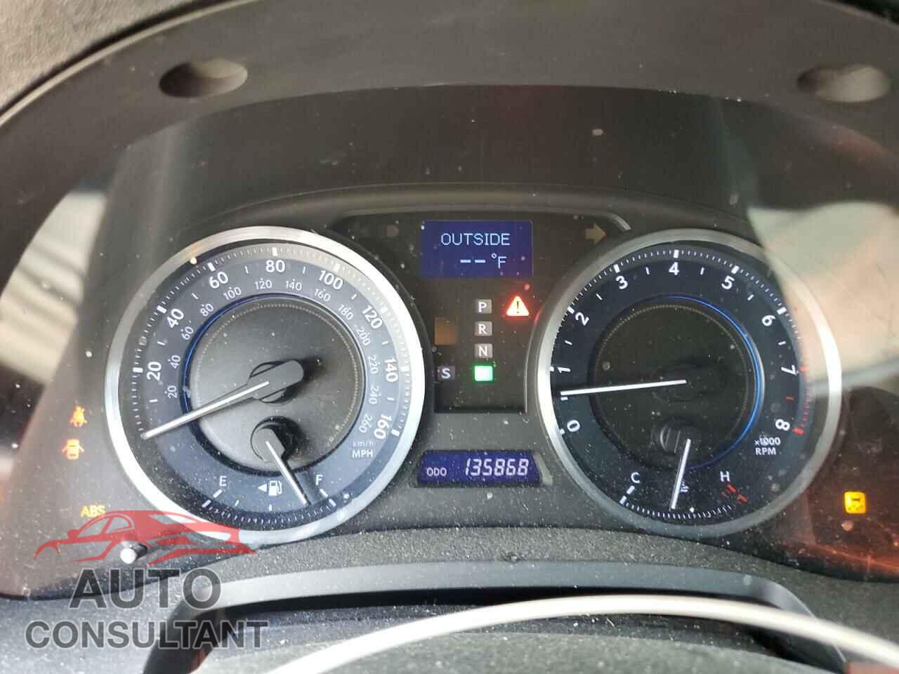 LEXUS IS 2012 - JTHBF5C22C5165863