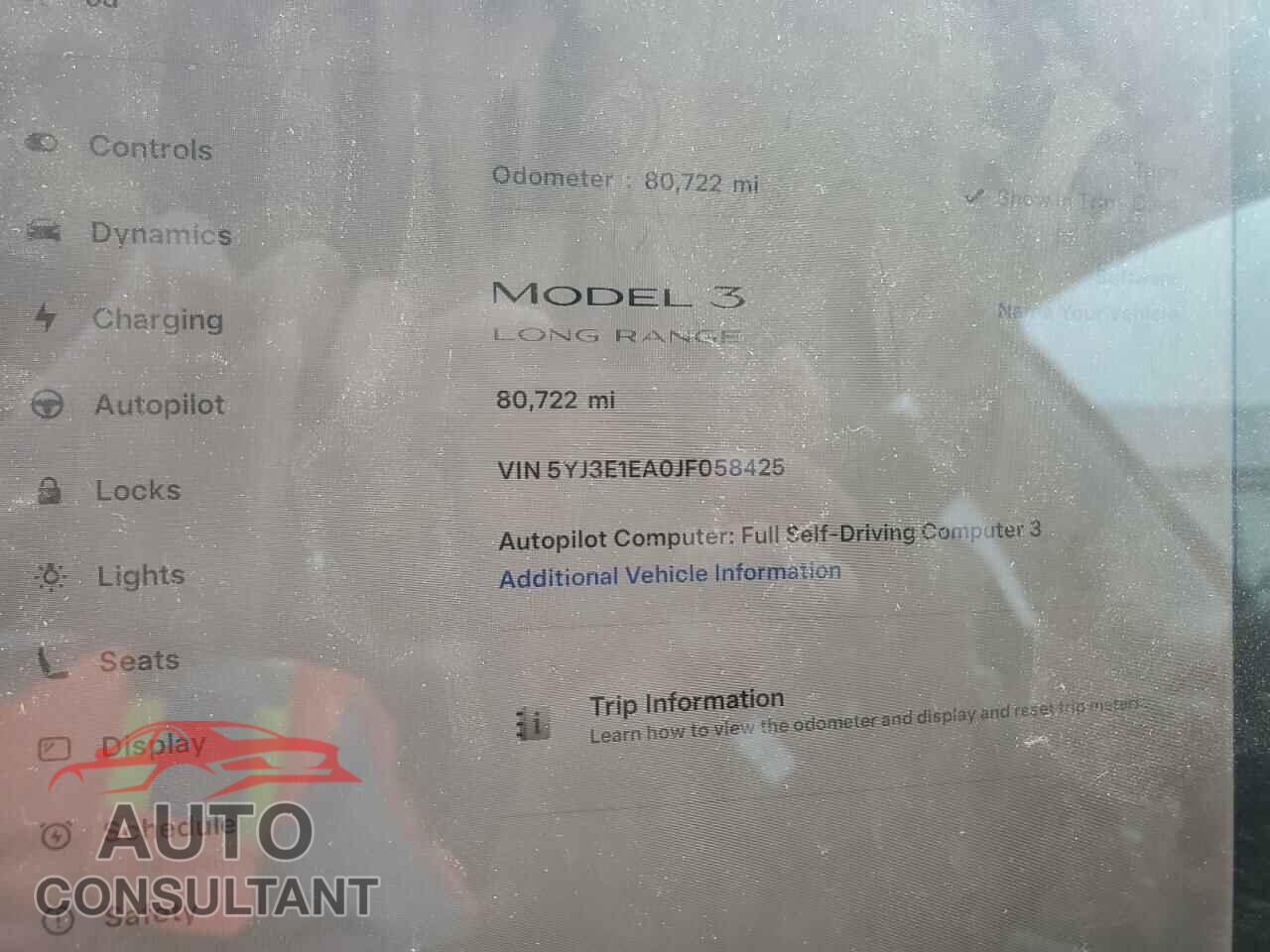 TESLA MODEL 3 2018 - 5YJ3E1EA0JF058425