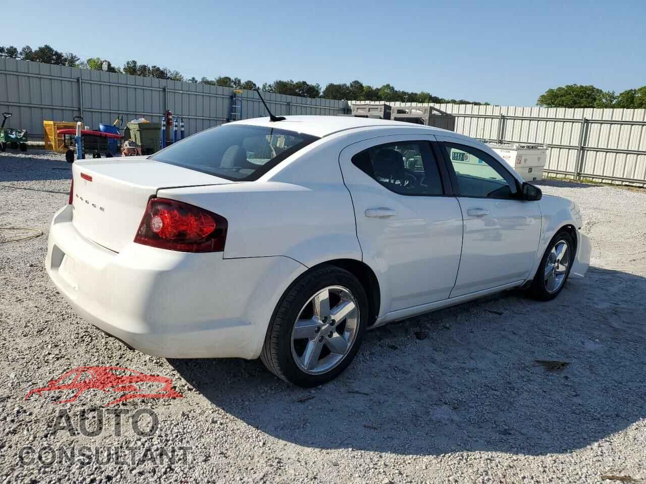 DODGE AVENGER 2012 - 1C3CDZAB6CN232412