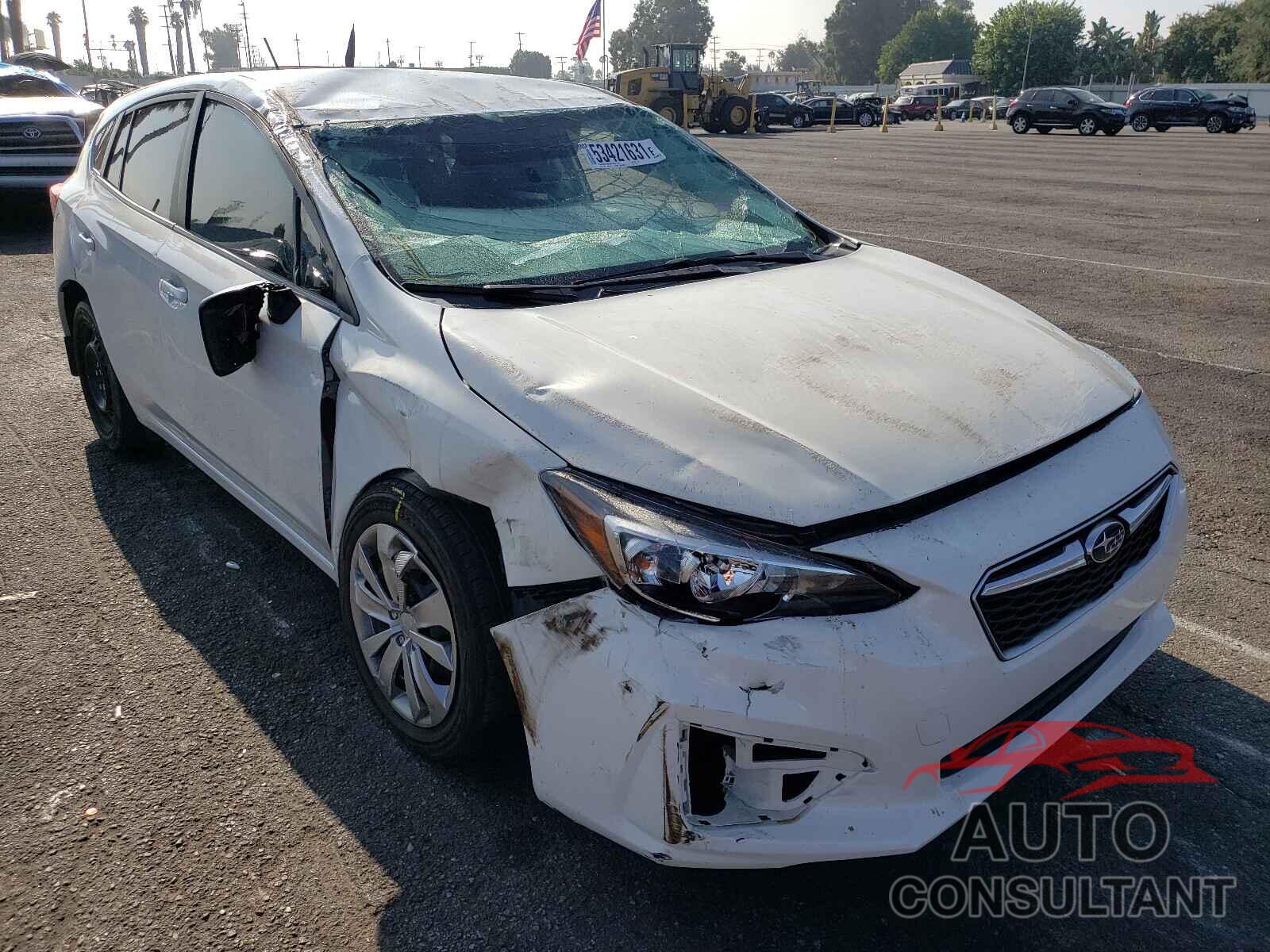 SUBARU IMPREZA 2018 - 4S3GTAA63J1738272