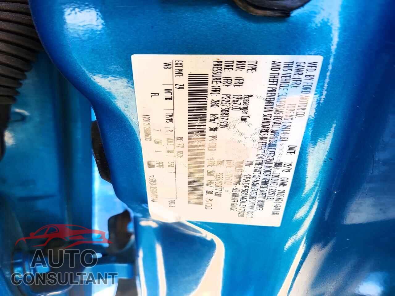 FORD CMAX 2013 - 1FADP5BU4DL517628