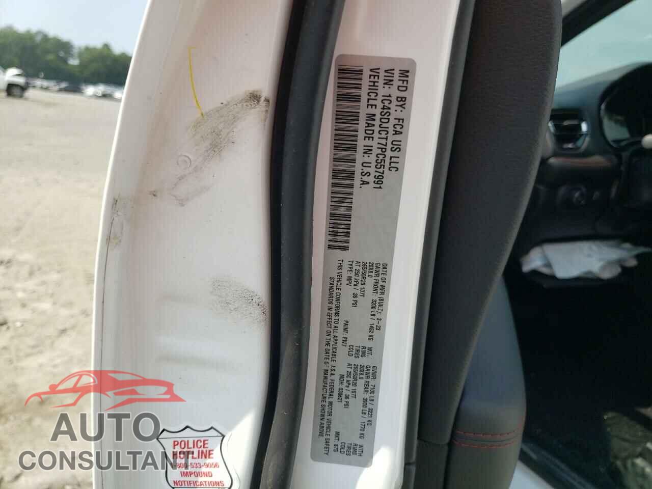 DODGE DURANGO 2023 - 1C4SDJCT7PC557991