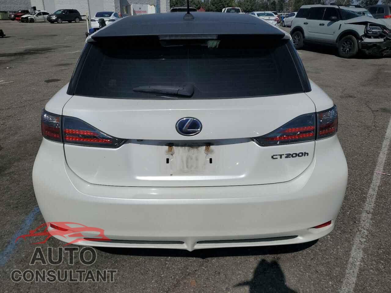 LEXUS CT 200 2012 - JTHKD5BH5C2102088