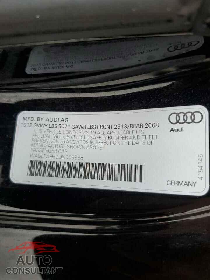 AUDI A5 2013 - WAULFAFH7DN006558