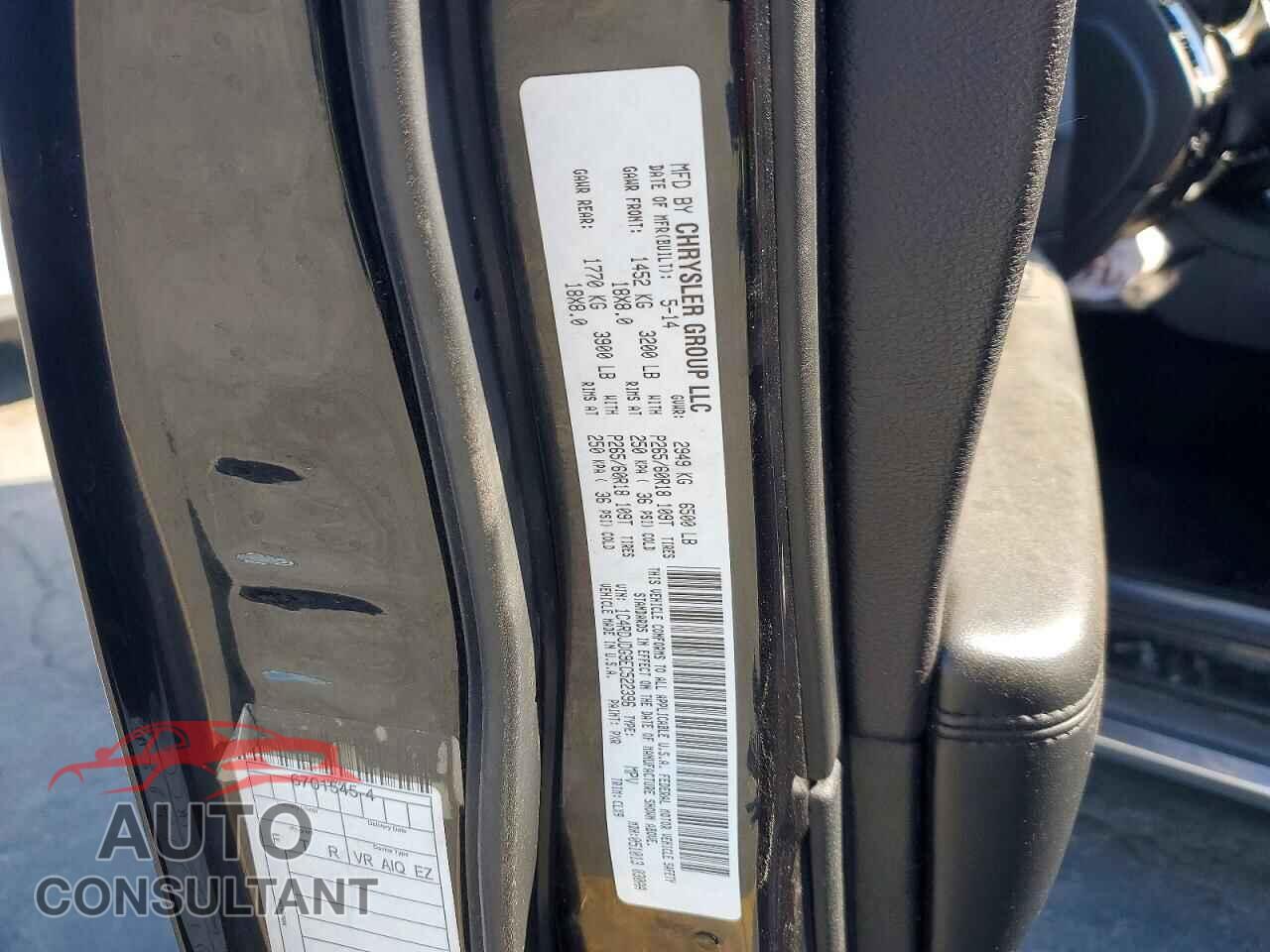 DODGE DURANGO 2014 - 1C4RDJDG9EC522396