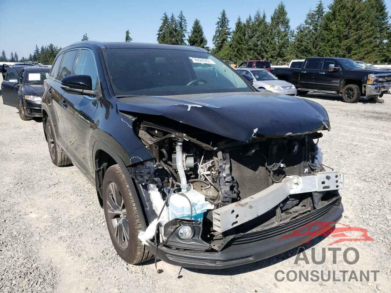 TOYOTA HIGHLANDER 2016 - 5TDJKRFH0GS311967