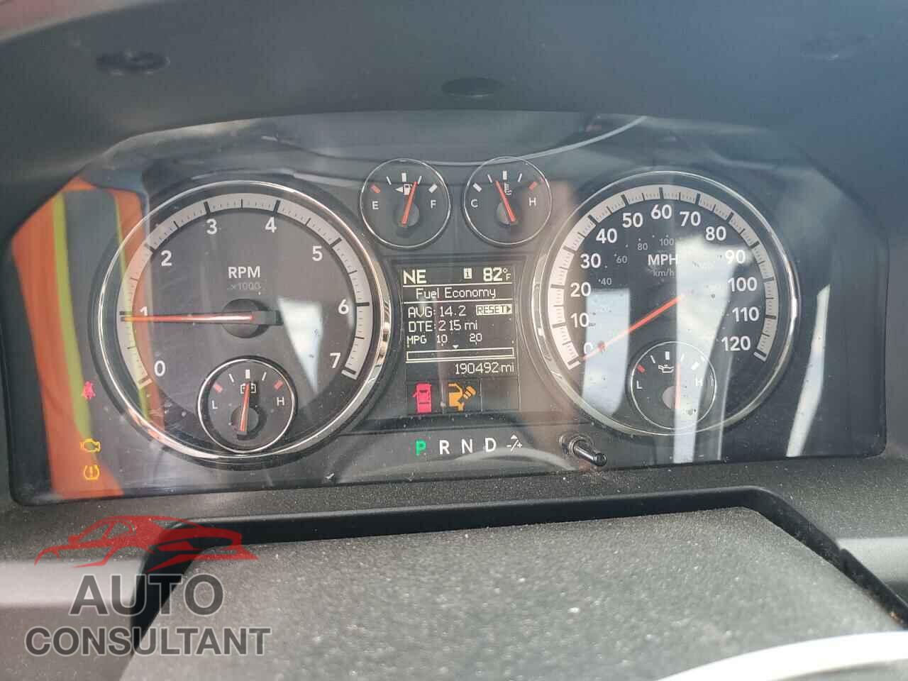 DODGE RAM 1500 2012 - 1C6RD6GP2CS265780