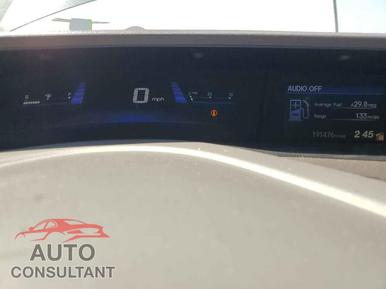 HONDA CIVIC 2012 - 19XFB2F55CE367295