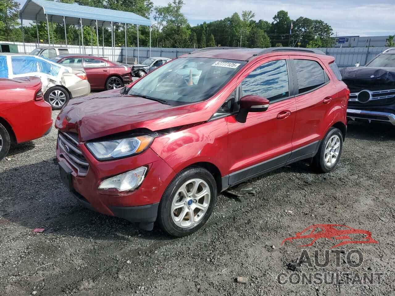 FORD ECOSPORT 2018 - MAJ3P1TE8JC178265
