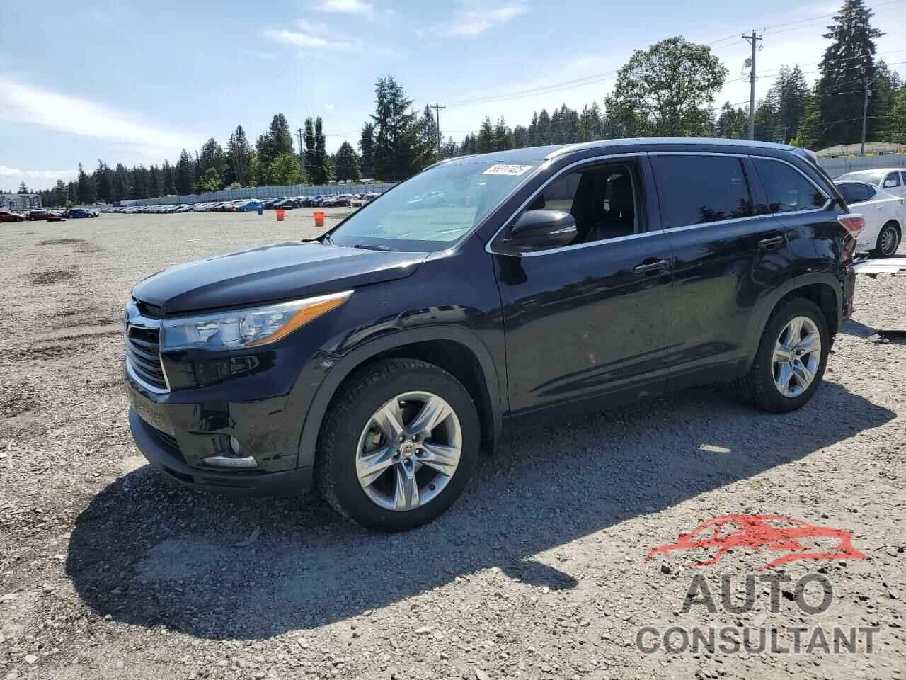 TOYOTA HIGHLANDER 2014 - 5TDDKRFH8ES061436