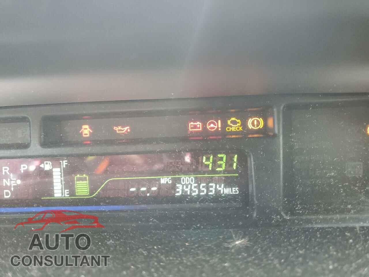 TOYOTA PRIUS 2014 - JTDZN3EU8E3321702