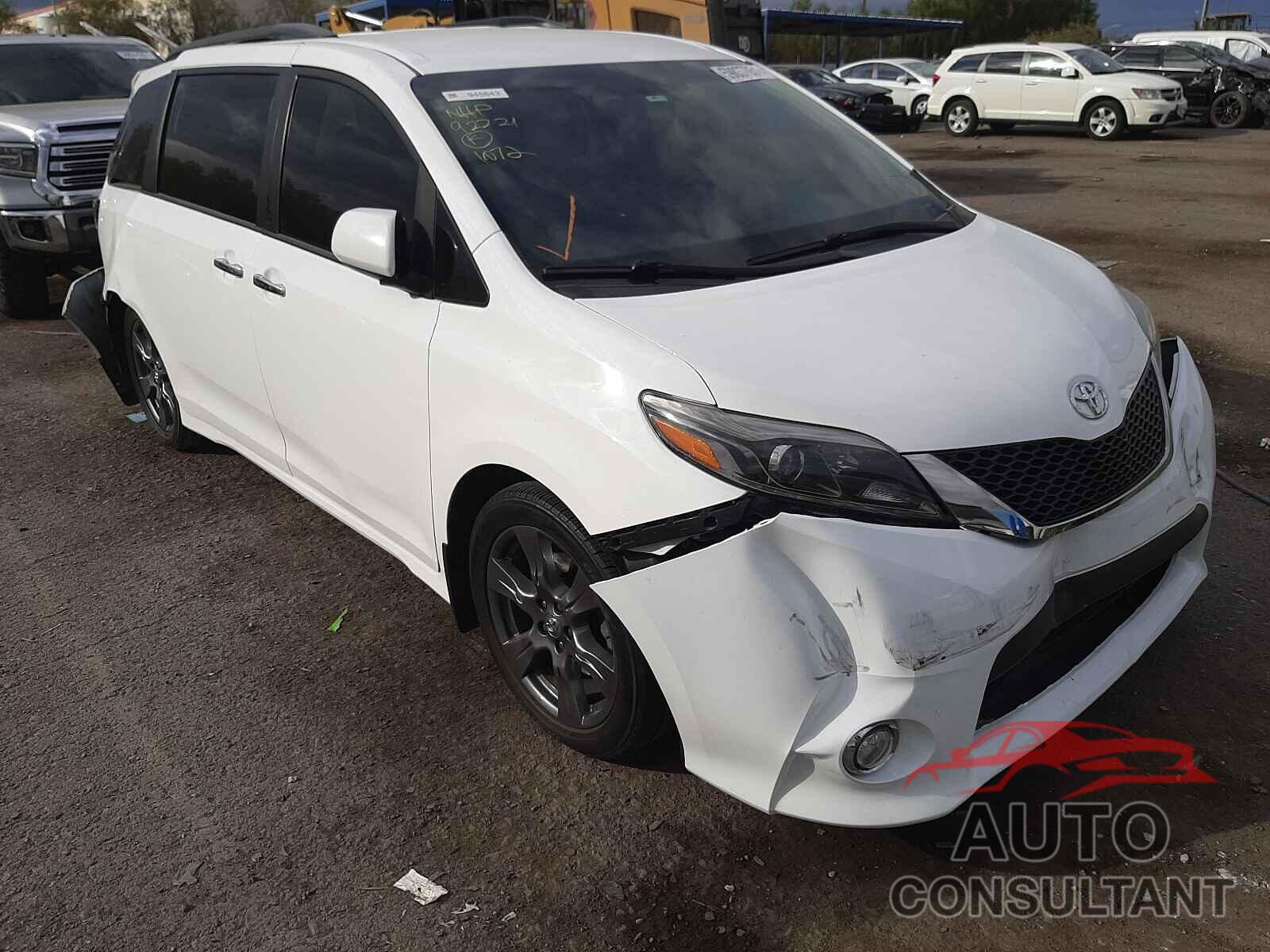 TOYOTA SIENNA 2017 - 5TDXZ3DC9HS787677