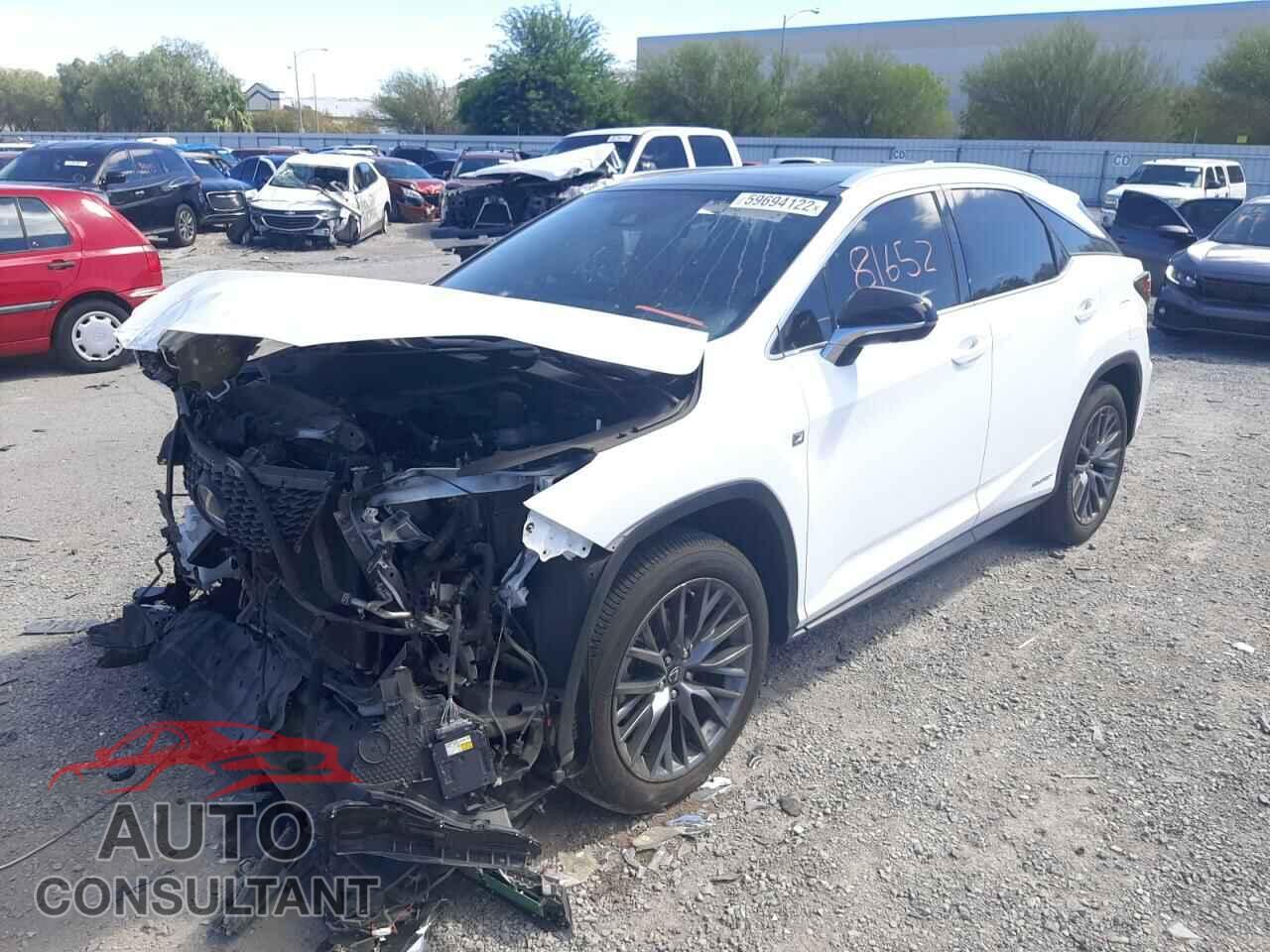 LEXUS RX450 2017 - 2T2BGMCA4HC015937