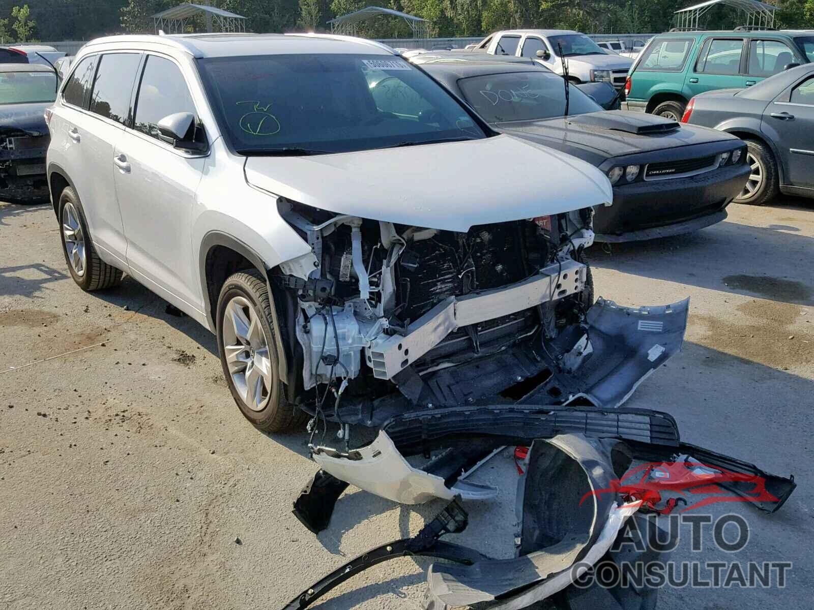 TOYOTA HIGHLANDER 2016 - 5TDYKRFH6GS137322