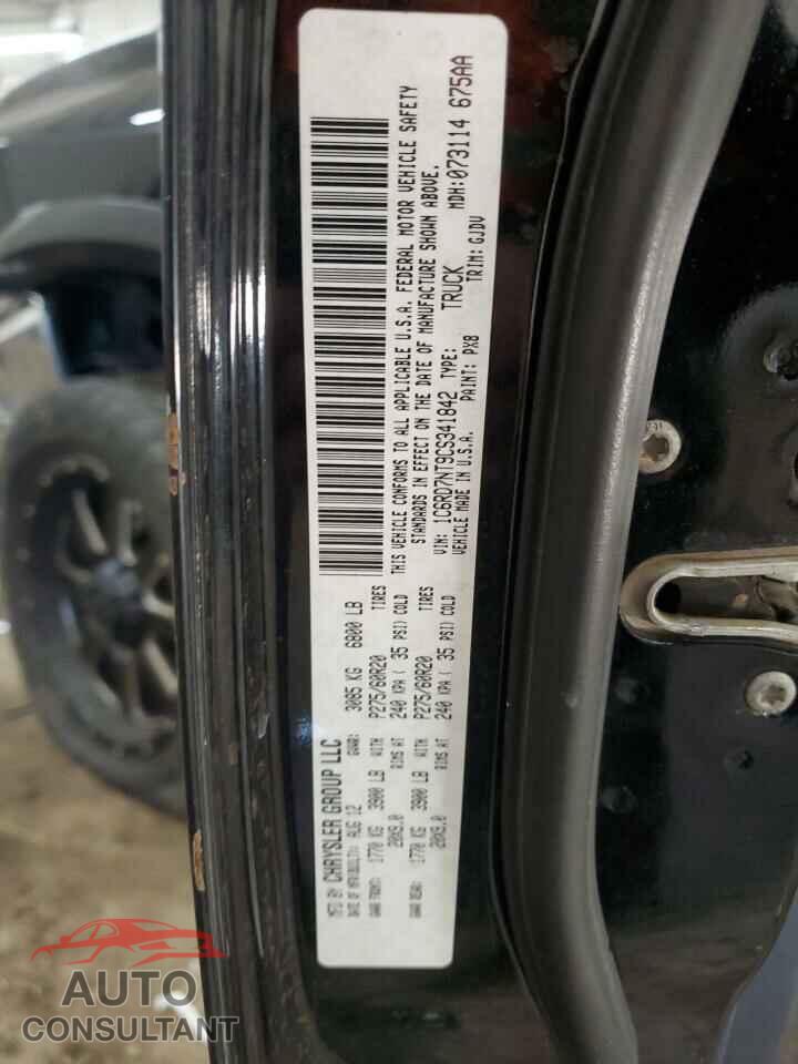 DODGE RAM 1500 2012 - 1C6RD7NT9CS341842
