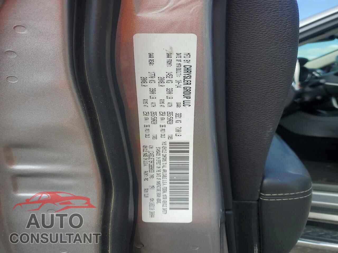 DODGE DURANGO 2015 - 1C4SDJET9FC689033
