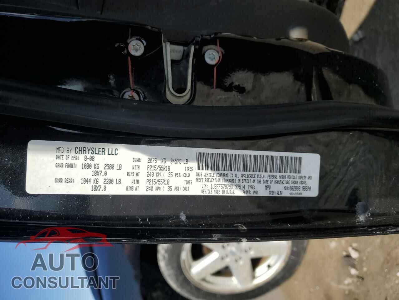 JEEP COMPASS 2009 - 1J8FF57B79D137514