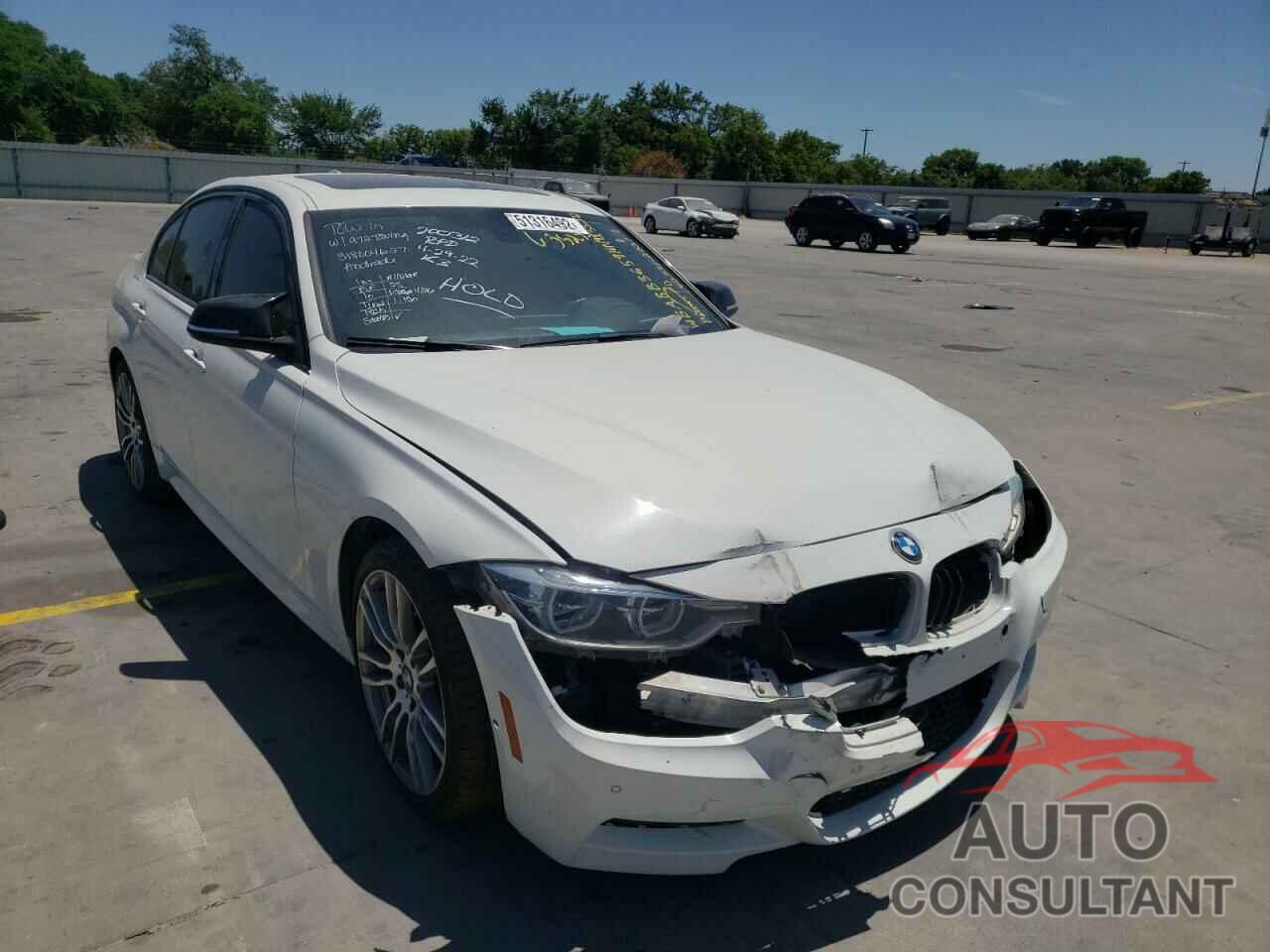 BMW 3 SERIES 2017 - WBA8B3G59HNU35272