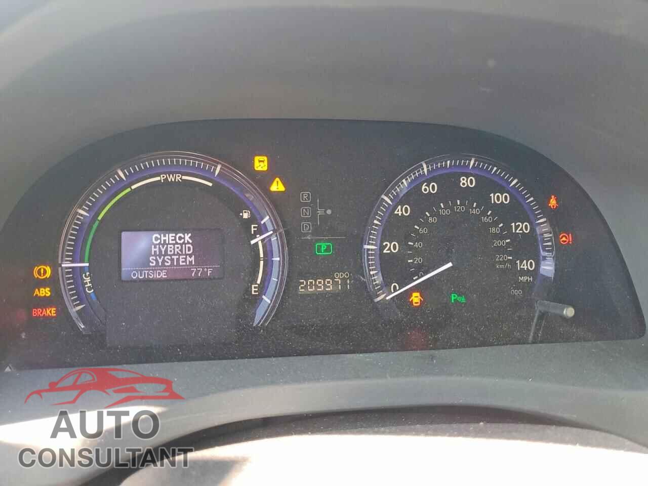 LEXUS HS 2010 - JTHBB1BA0A2018565