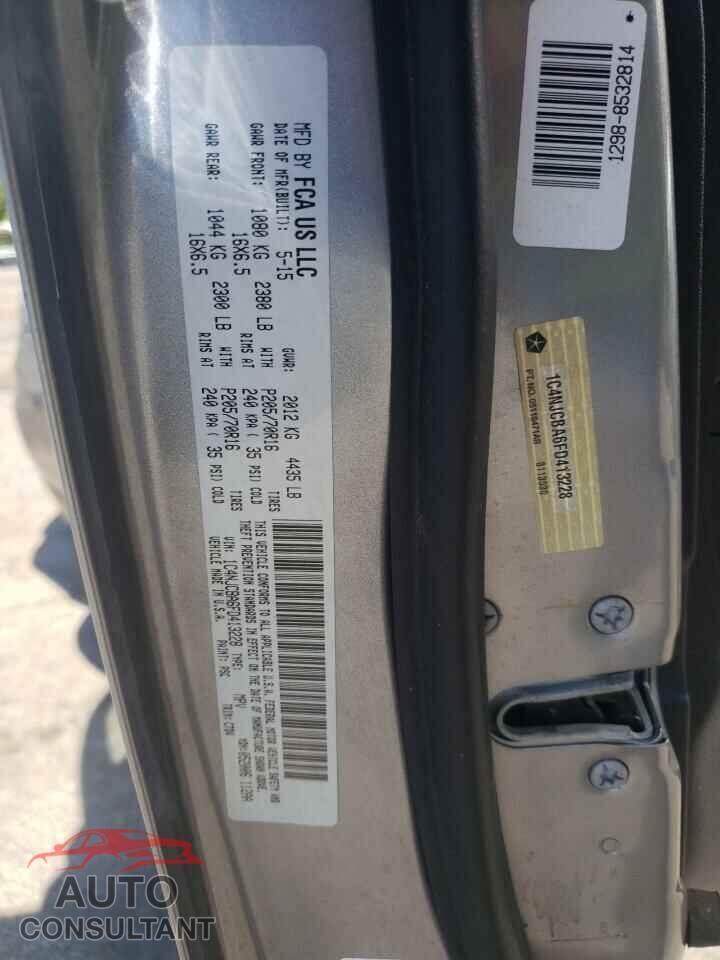 JEEP COMPASS 2015 - 1C4NJCBA6FD413228