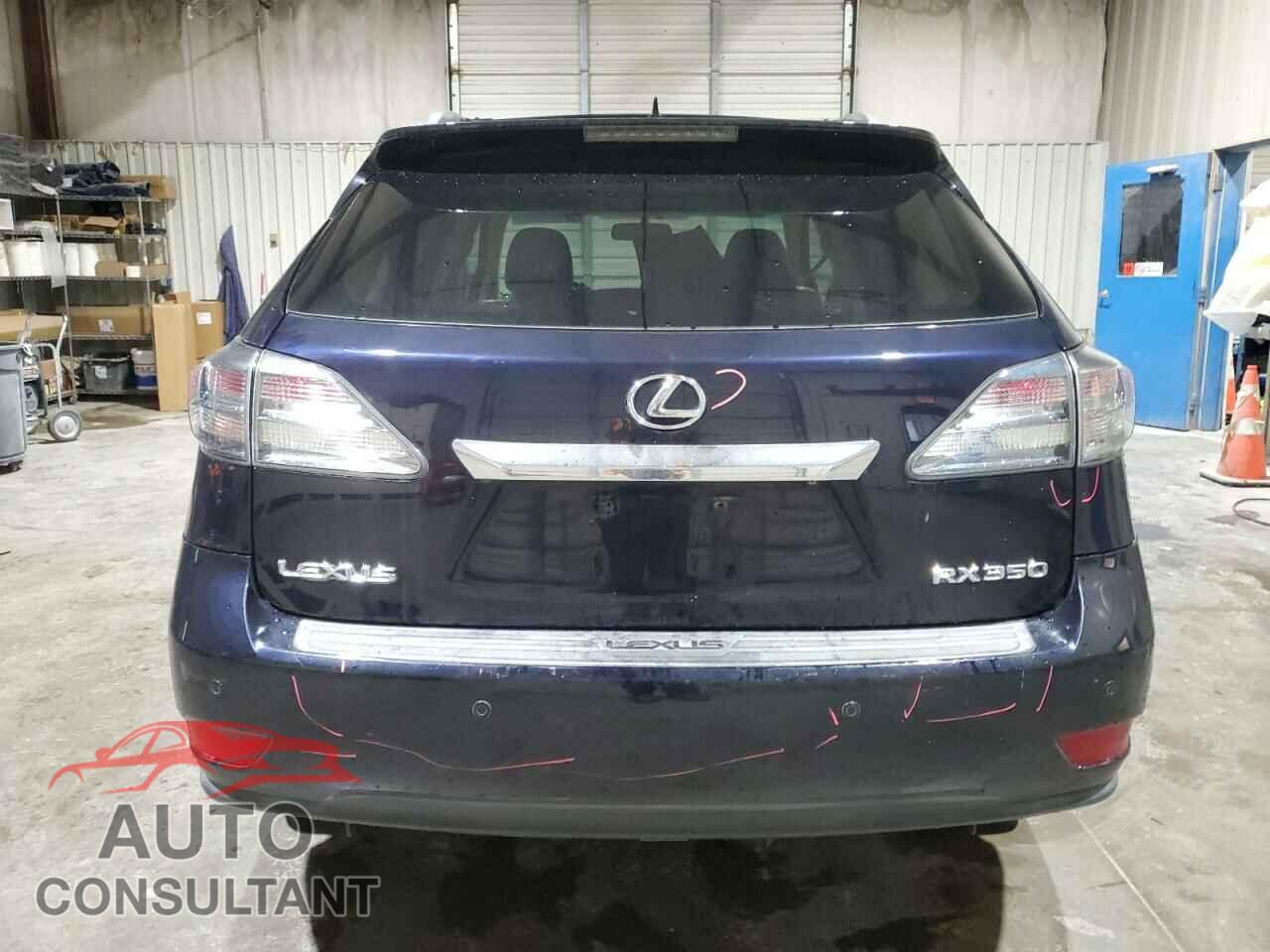 LEXUS RX350 2010 - 2T2BK1BA8AC036715
