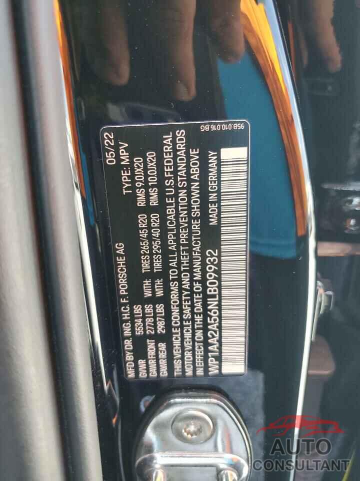 PORSCHE MACAN 2022 - WP1AA2A56NLB09932