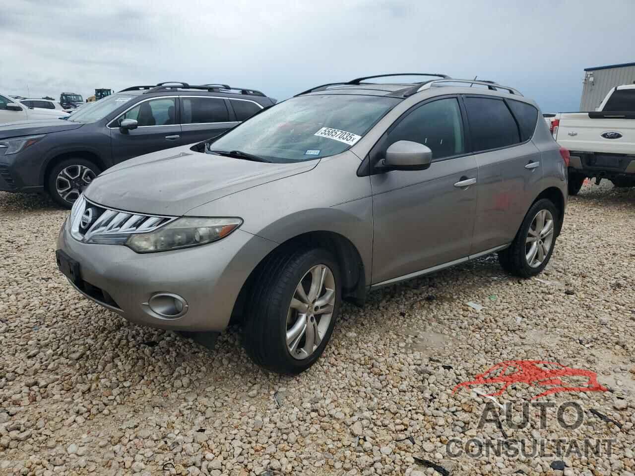 NISSAN MURANO 2010 - JN8AZ1MW8AW114443