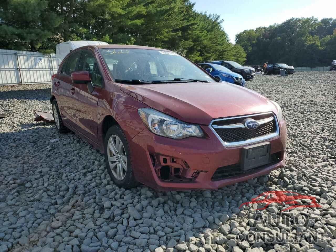 SUBARU IMPREZA 2016 - JF1GPAB64G8219921