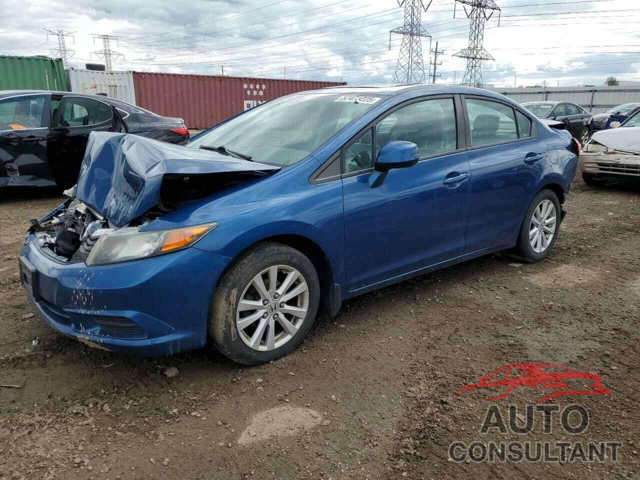 HONDA CIVIC 2012 - 19XFB2F95CE077092