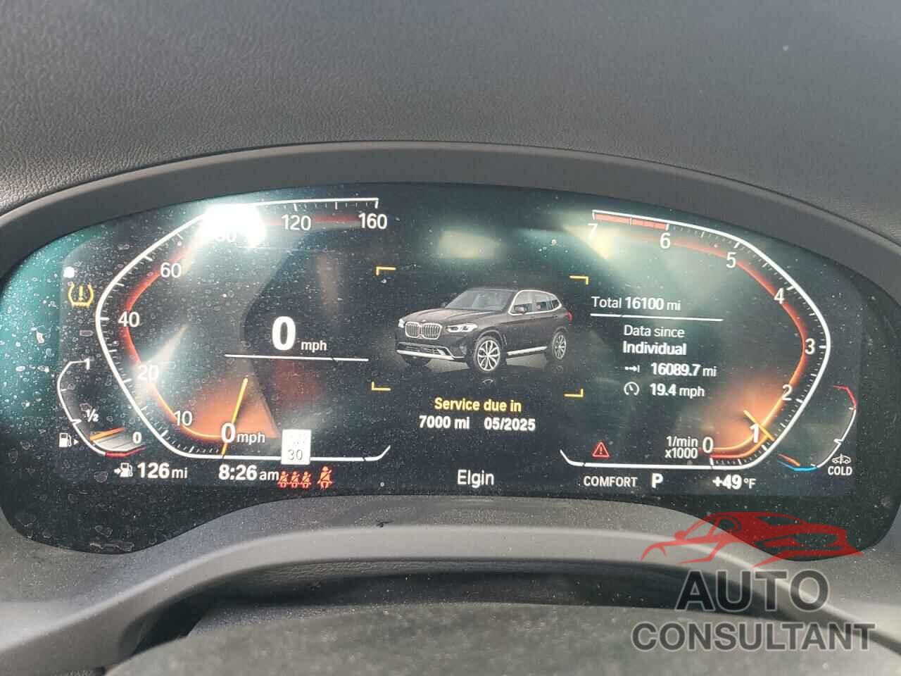 BMW X3 2022 - WBX57DP08NN172188