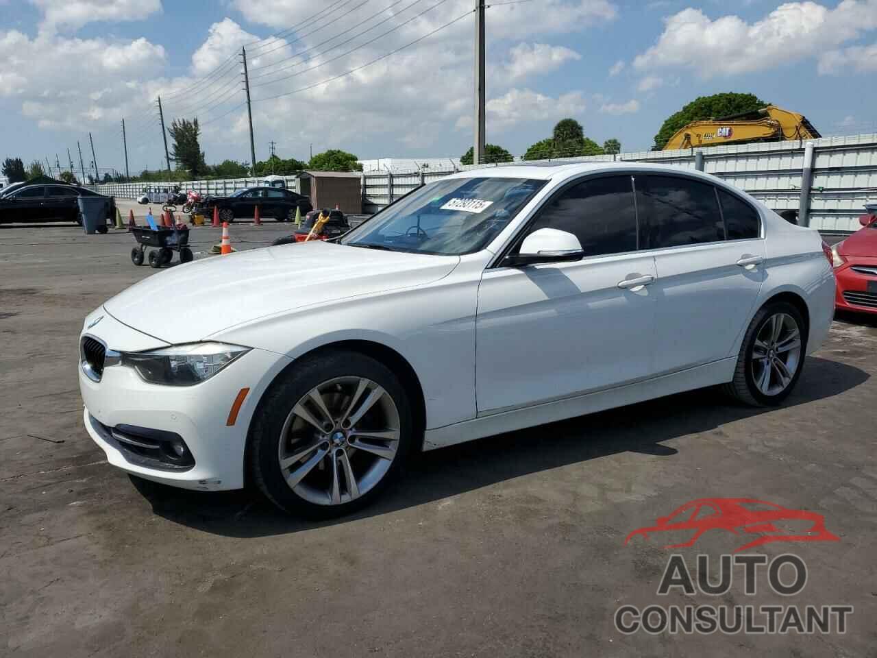 BMW 3 SERIES 2017 - WBA8B9G54HNU49583