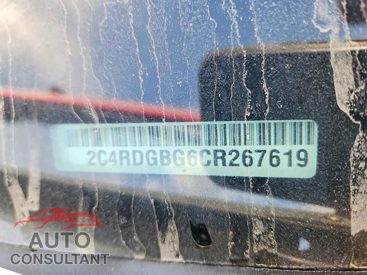 DODGE CARAVAN 2012 - 2C4RDGBG6CR267619