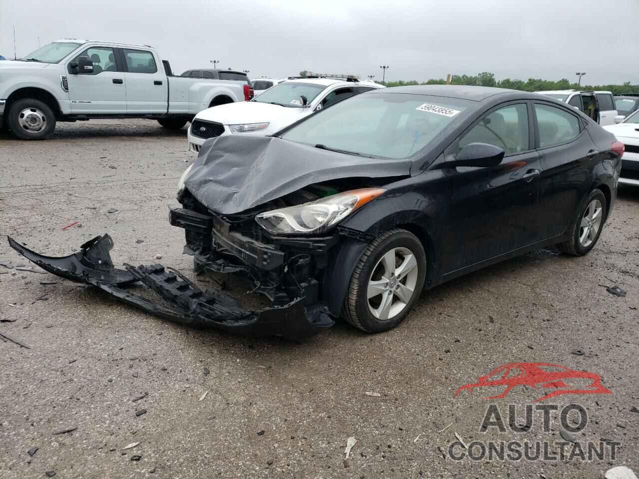 HYUNDAI ELANTRA 2012 - KMHDH4AE7CU181621