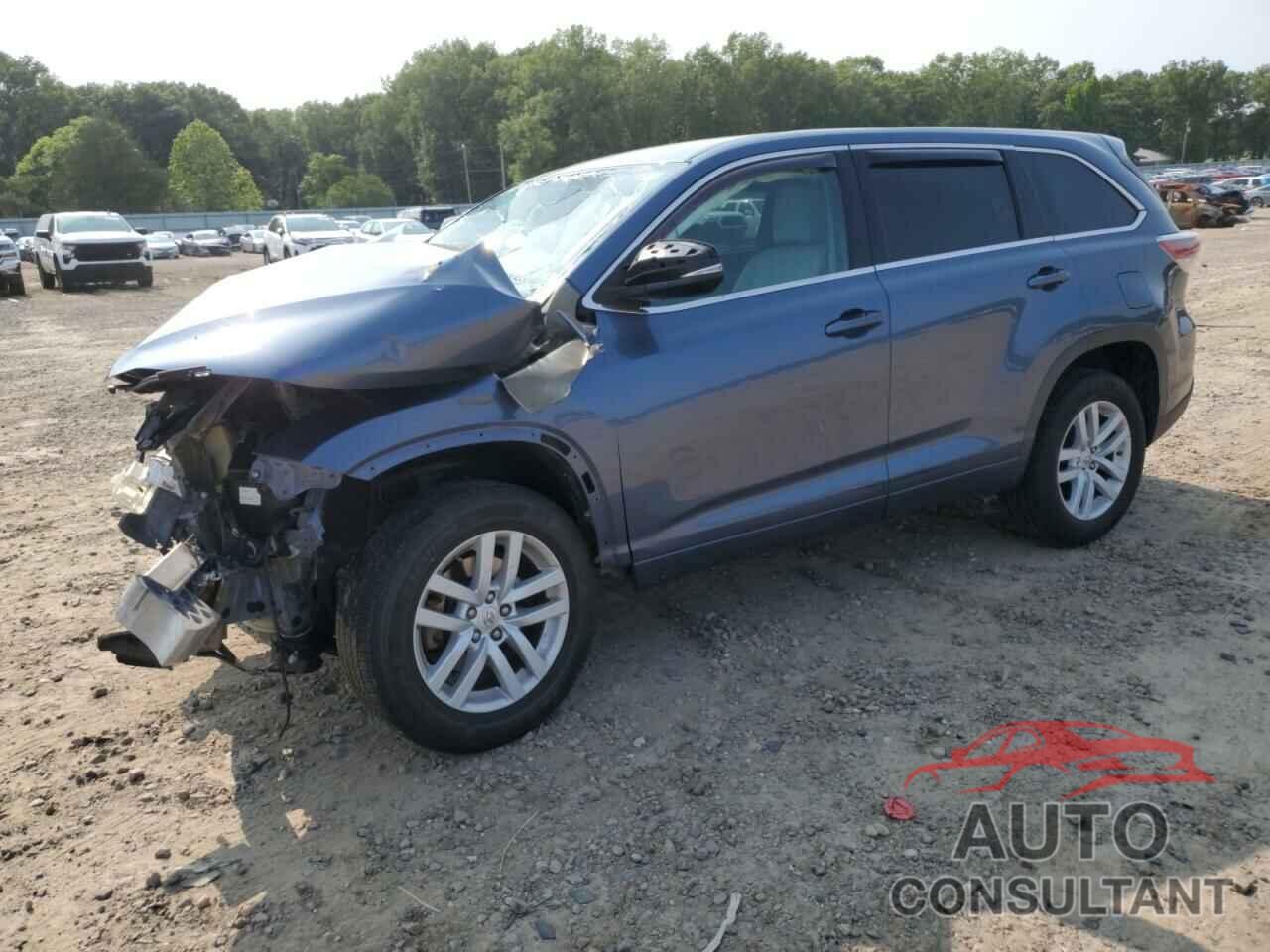 TOYOTA HIGHLANDER 2015 - 5TDZARFH3FS011750
