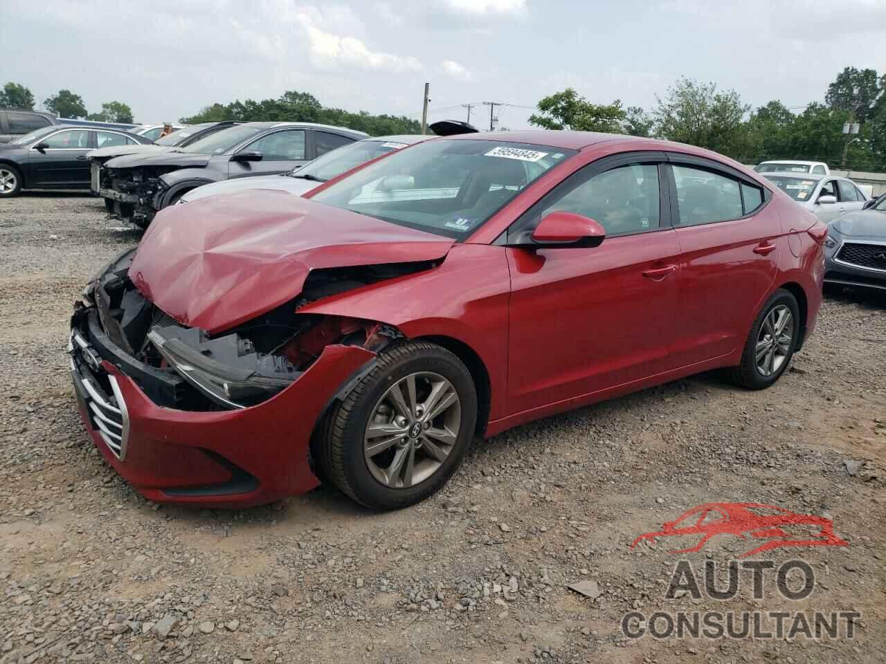 HYUNDAI ELANTRA 2017 - KMHD84LF8HU063834