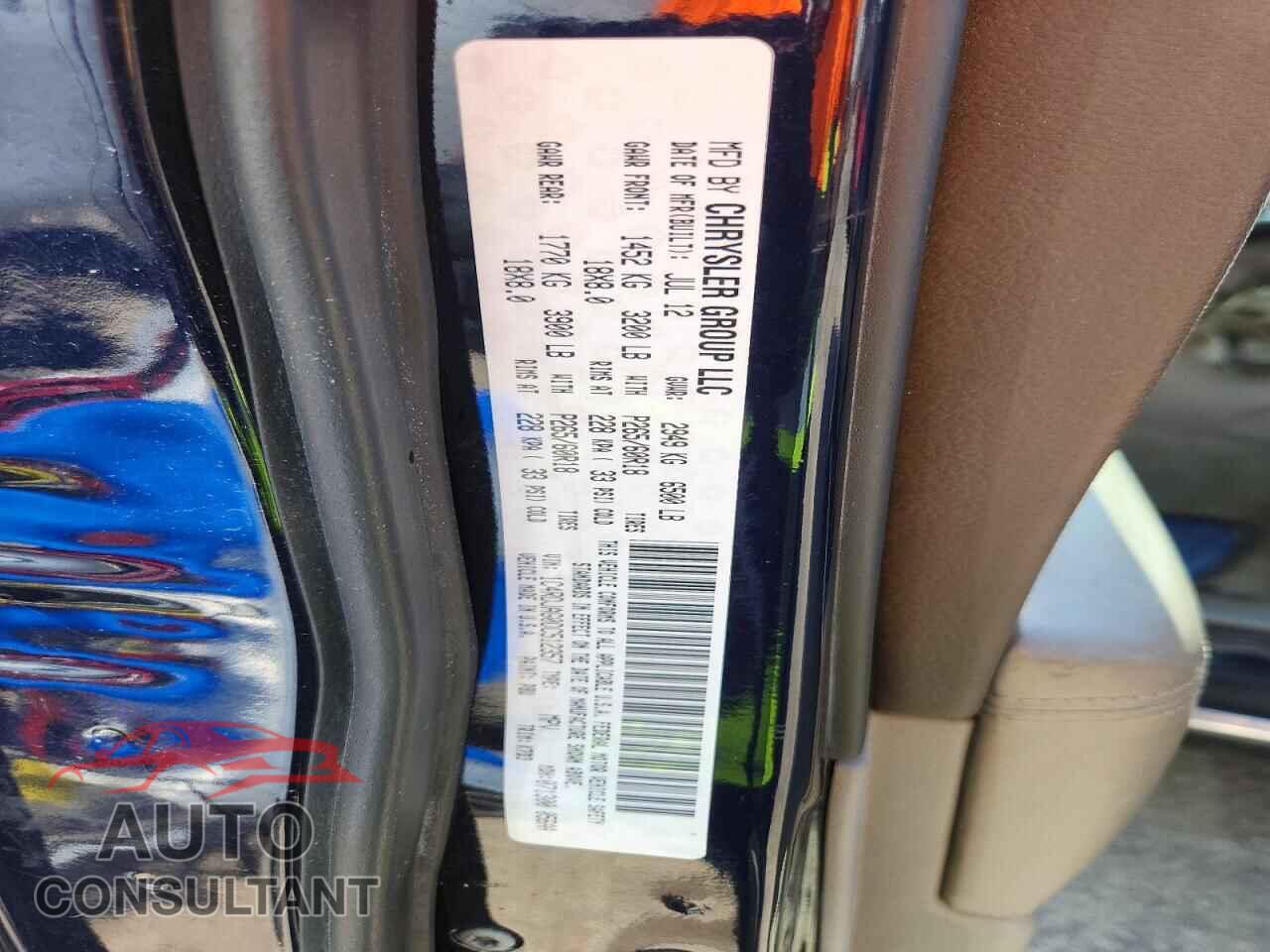 DODGE DURANGO 2013 - 1C4RDJAG0DC512357
