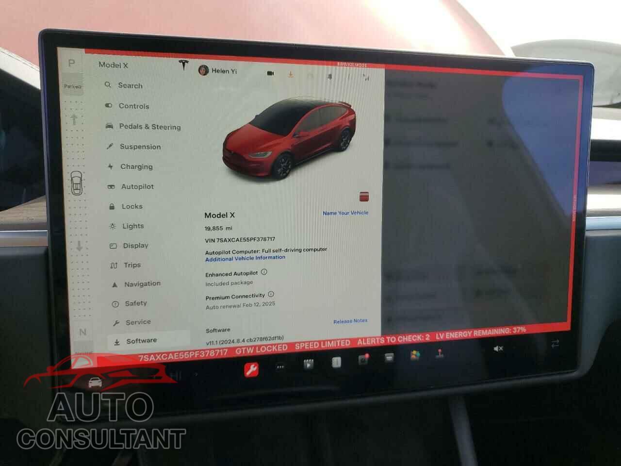TESLA MODEL X 2023 - 7SAXCAE55PF378717