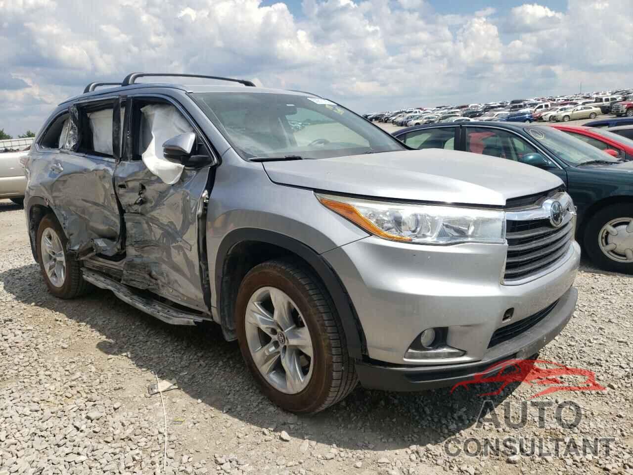 TOYOTA HIGHLANDER 2016 - 5TDDKRFH9GS286208