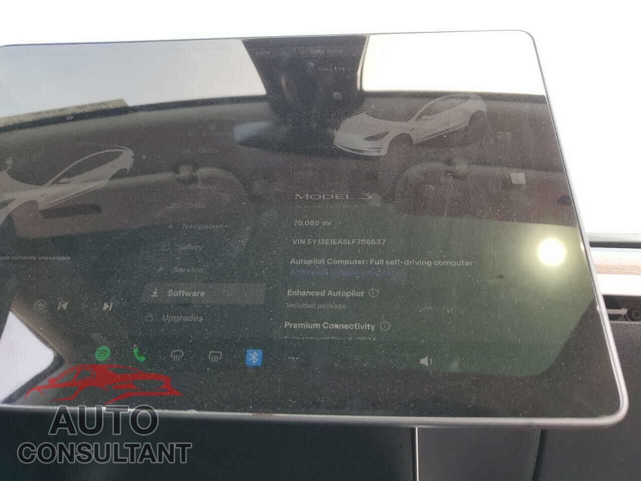 TESLA MODEL 3 2020 - 5YJ3E1EA5LF706537